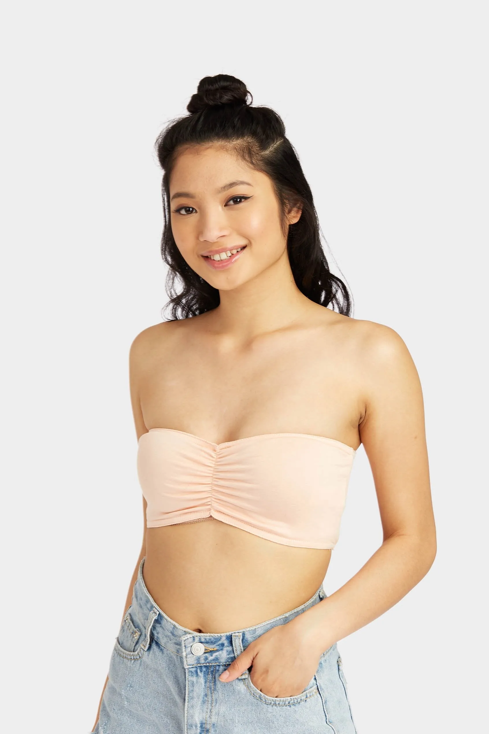 Apricot Bandeau Top