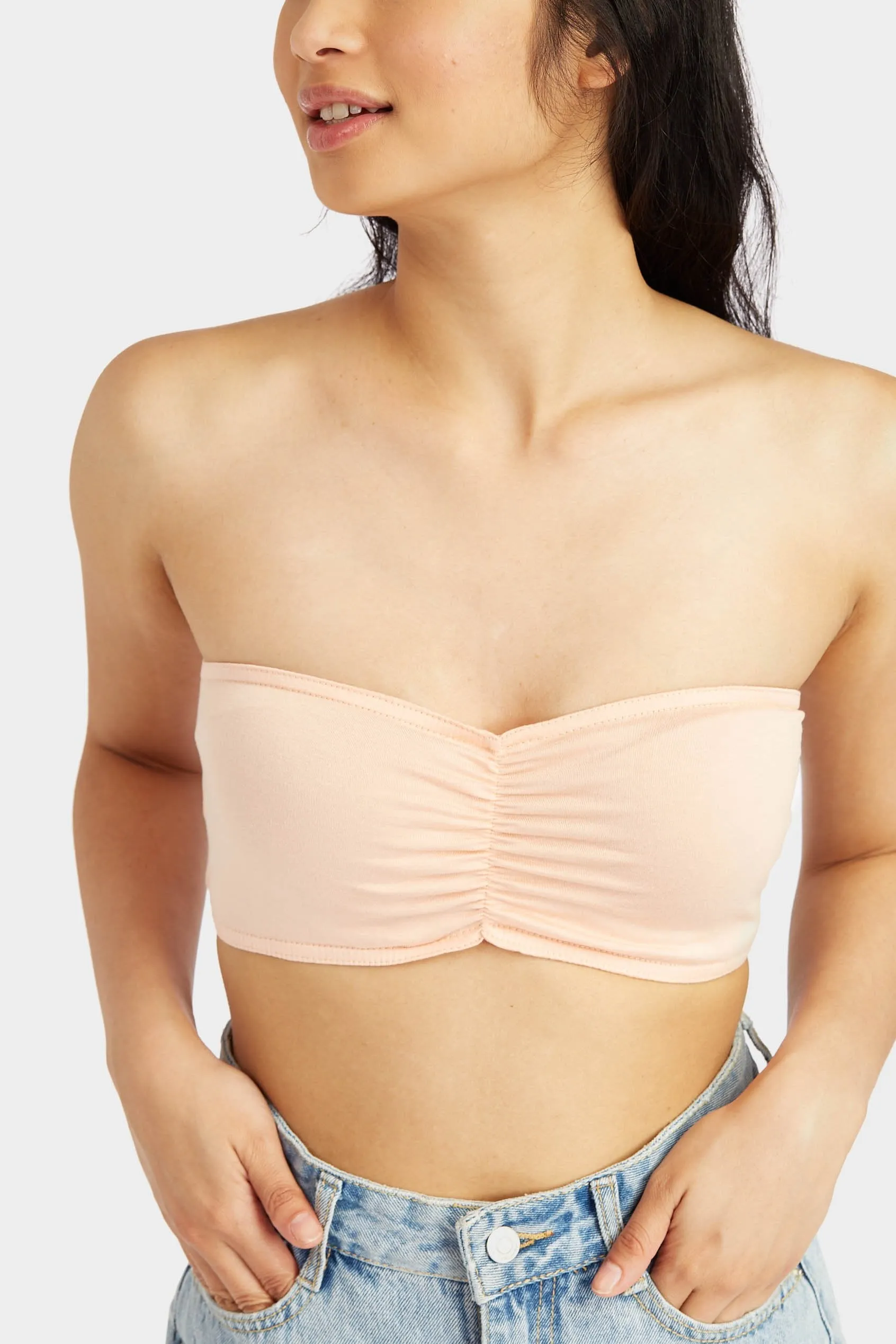 Apricot Bandeau Top