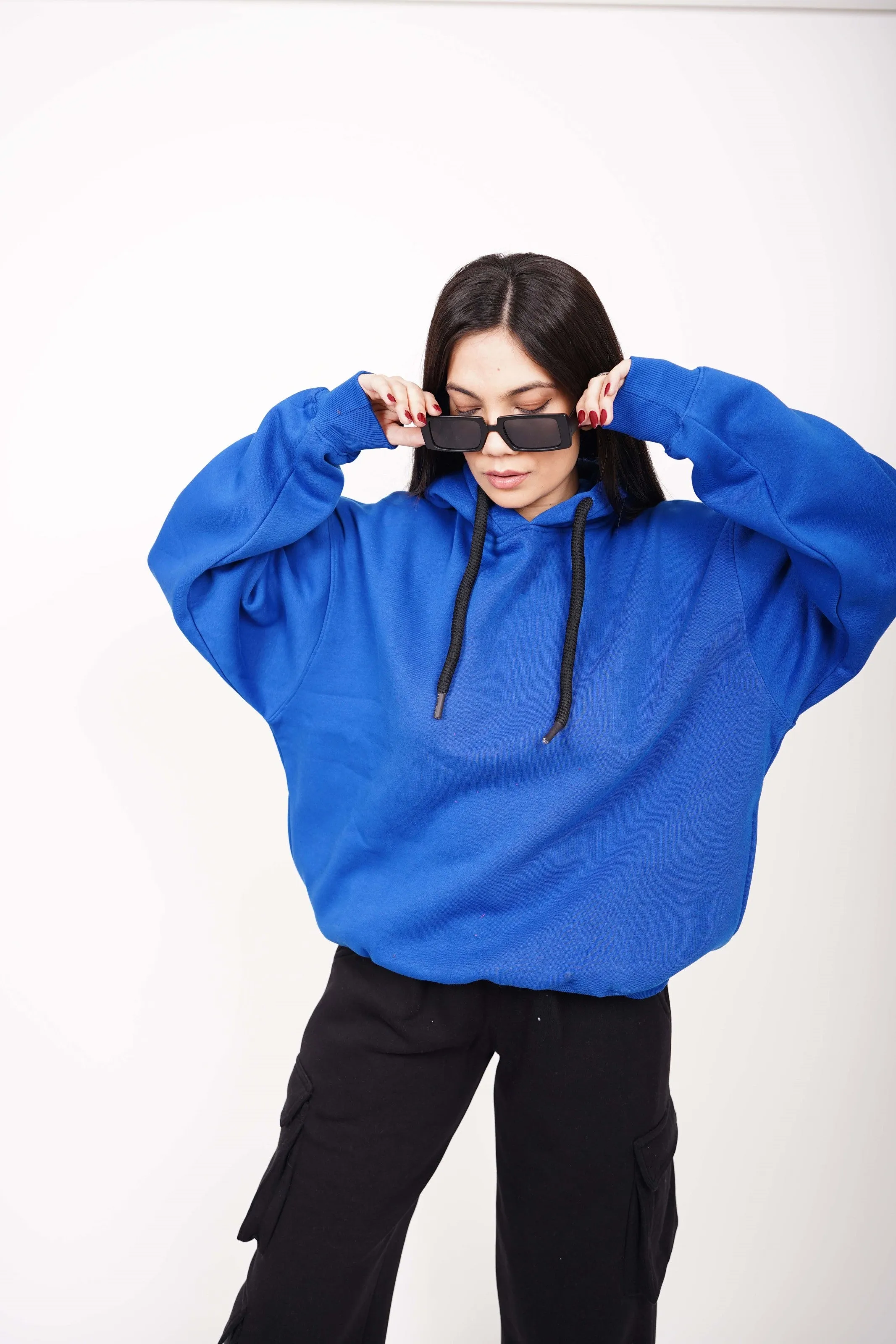 Basic : Heavyweight Baggy Hoodie Men And Women