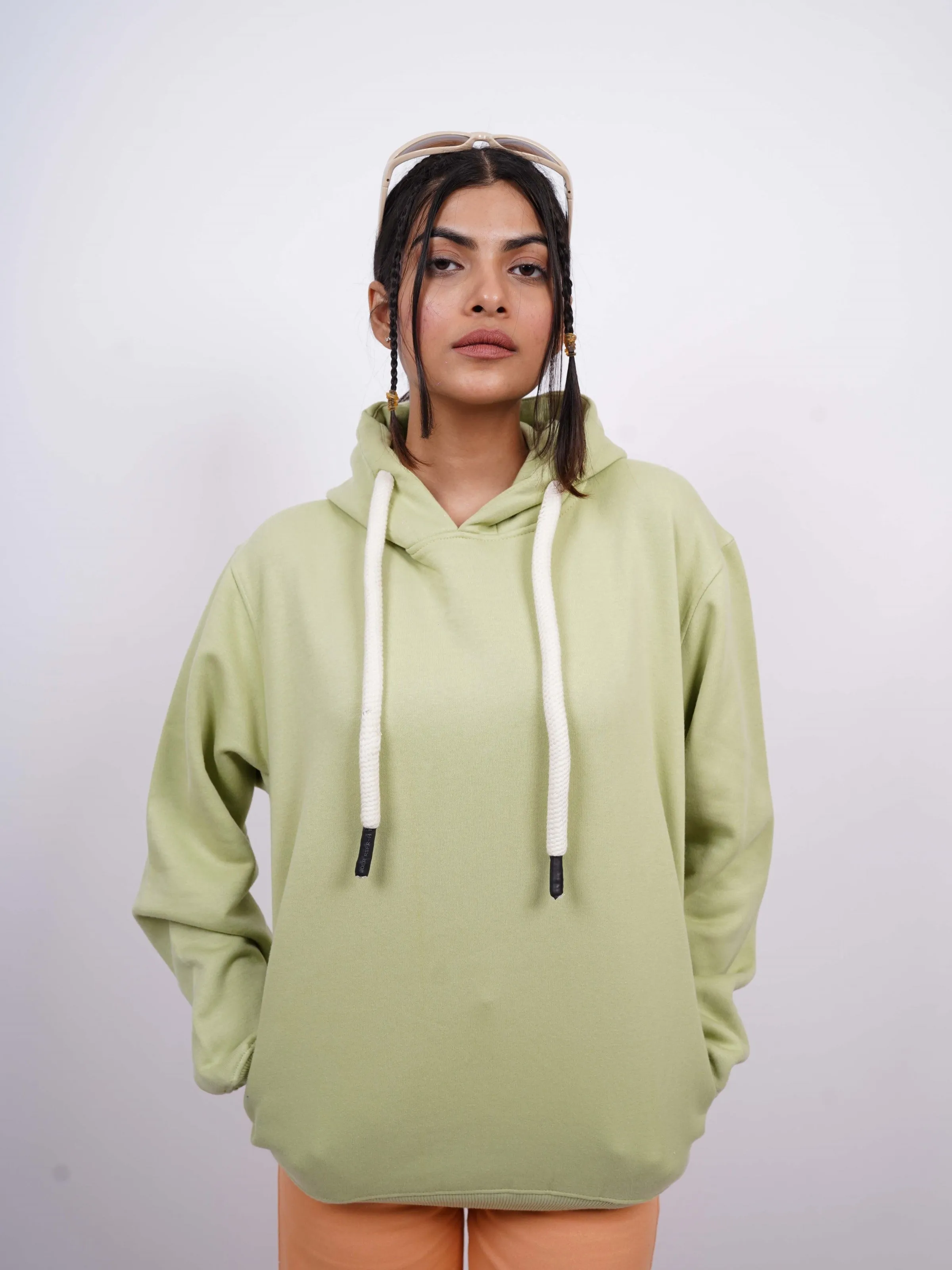 Basic : Heavyweight Baggy Hoodie Men And Women