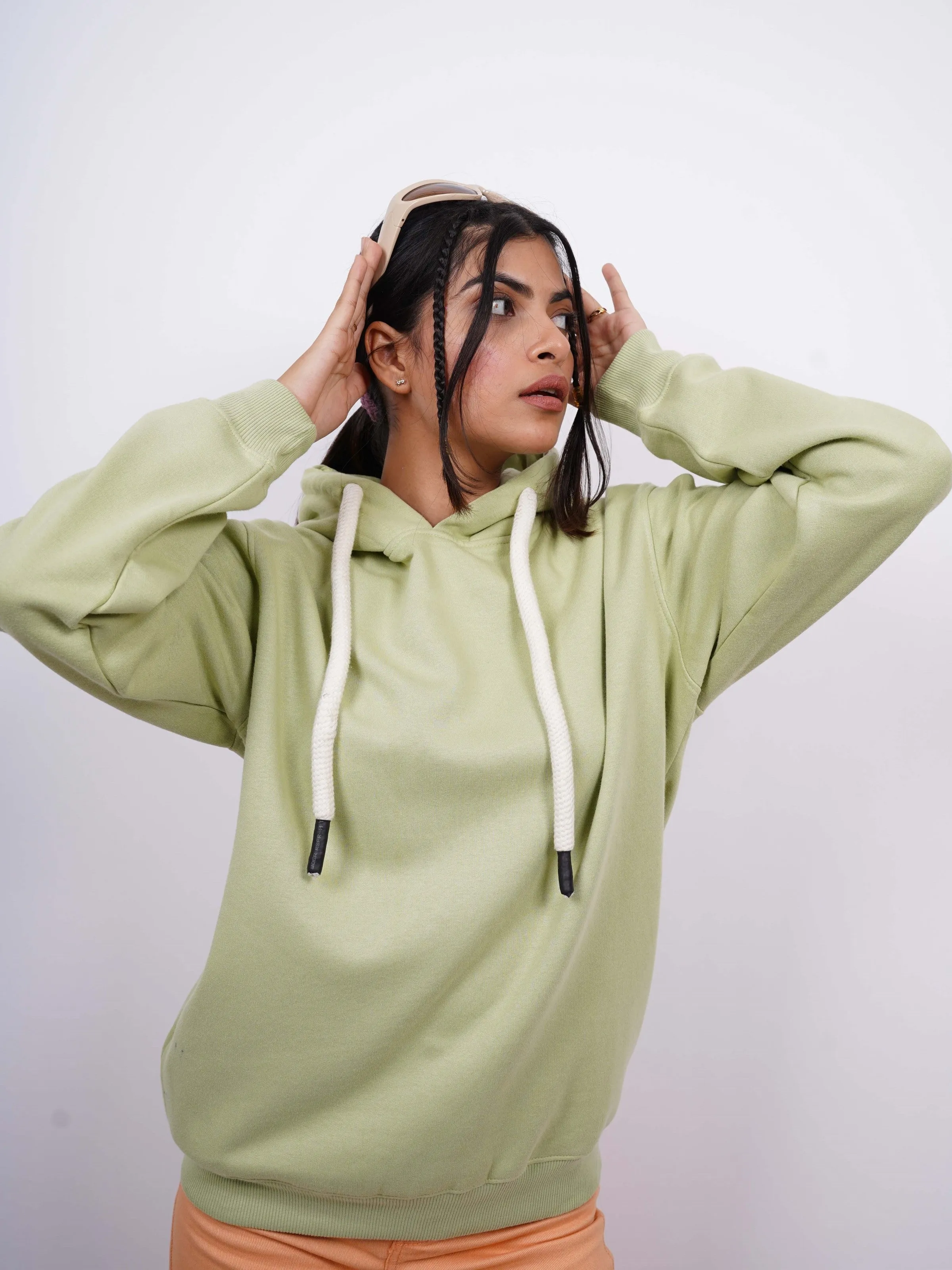 Basic : Heavyweight Baggy Hoodie Men And Women