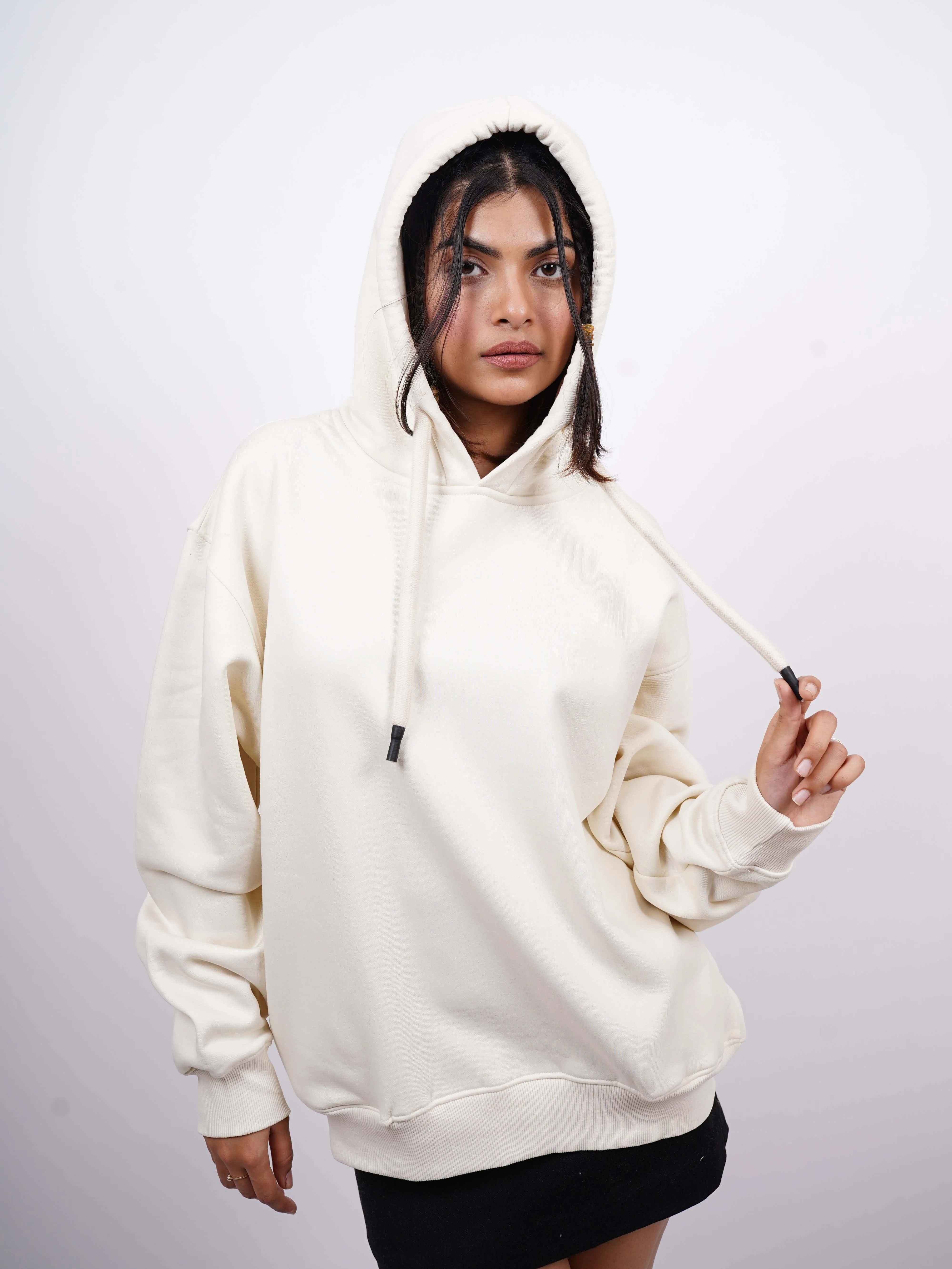 Basic : Heavyweight Baggy Hoodie Men And Women