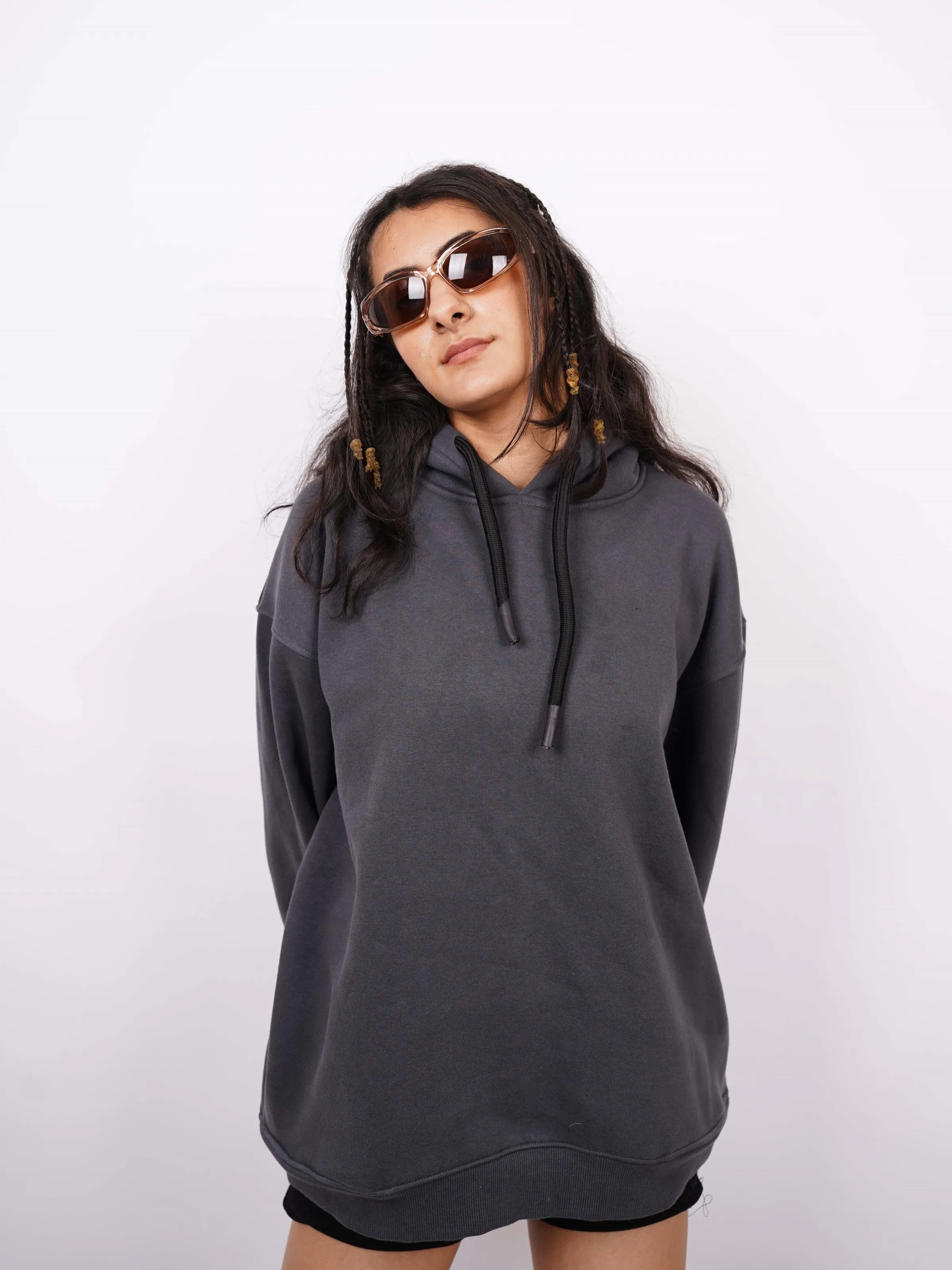 Basic : Heavyweight Baggy Hoodie Men And Women