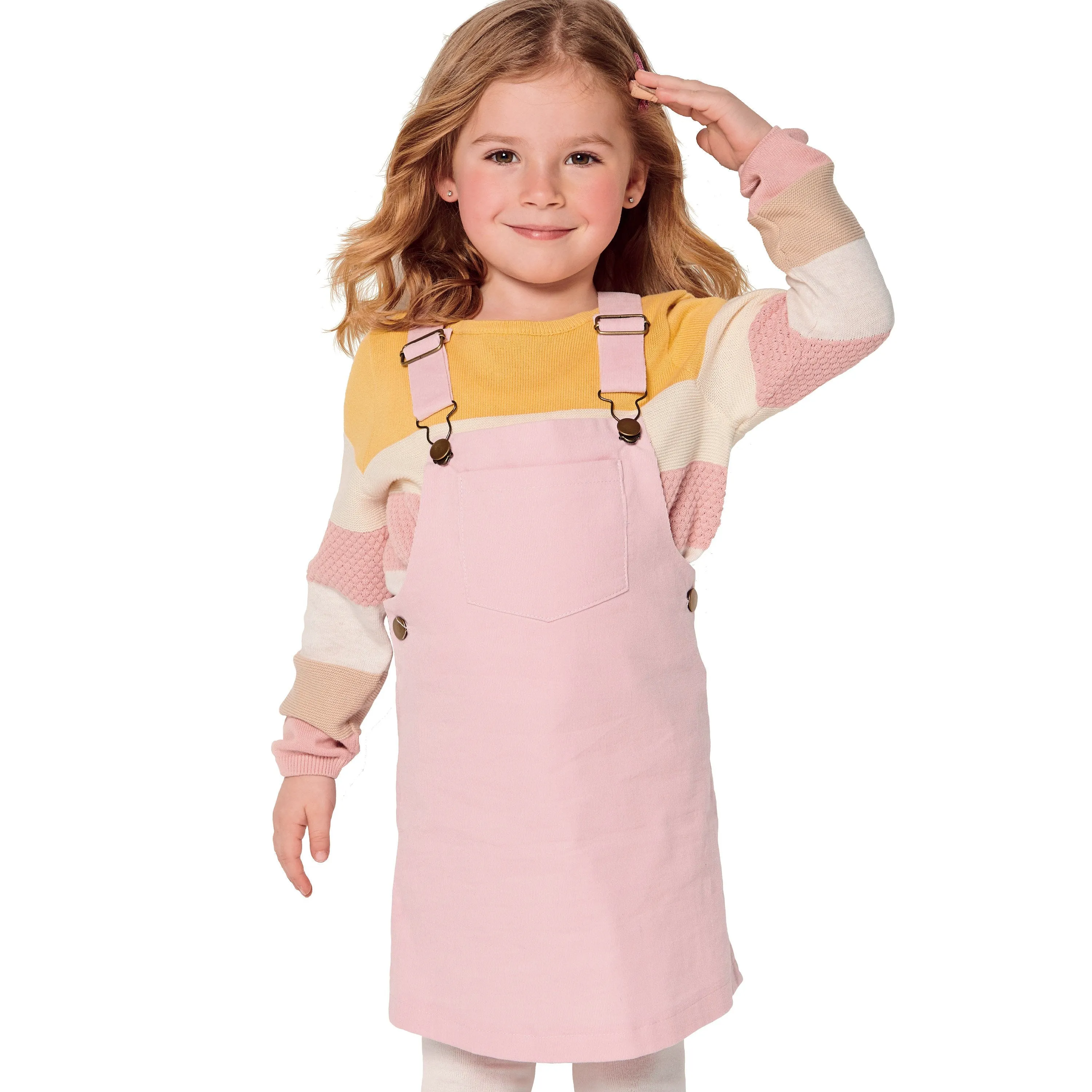 Burda Sewing Pattern 9287 Children's Bibbed skirt – Pinafore