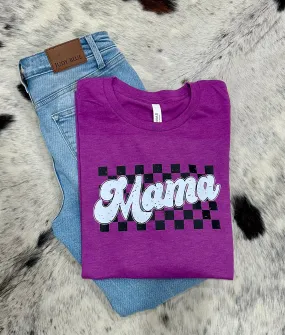 Checkered Mama Tee {Pre-Order}