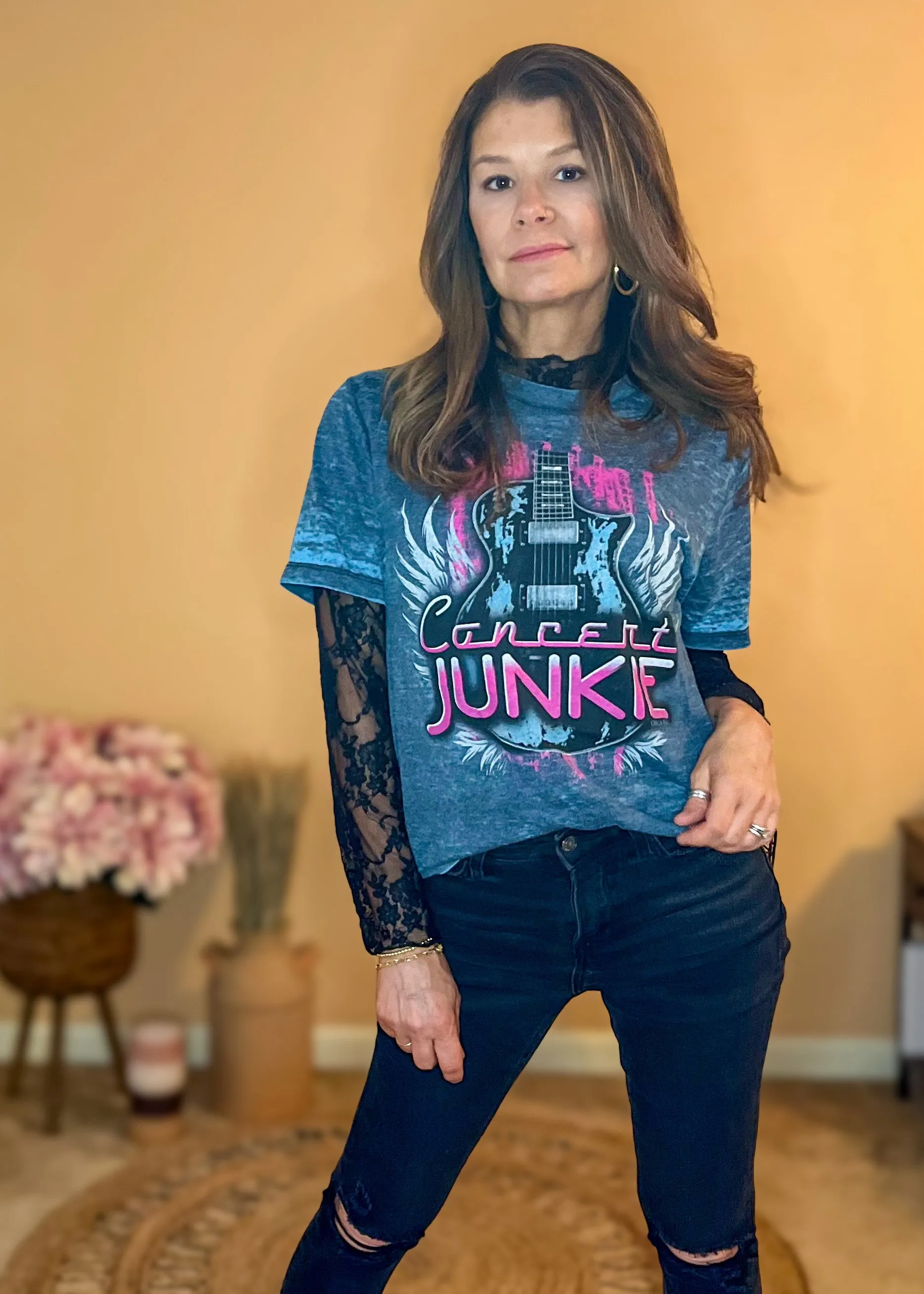 Concert Junkie Graphic Tee