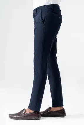 CROSS POCKET TWILL SLIM FIT PANT NAVY