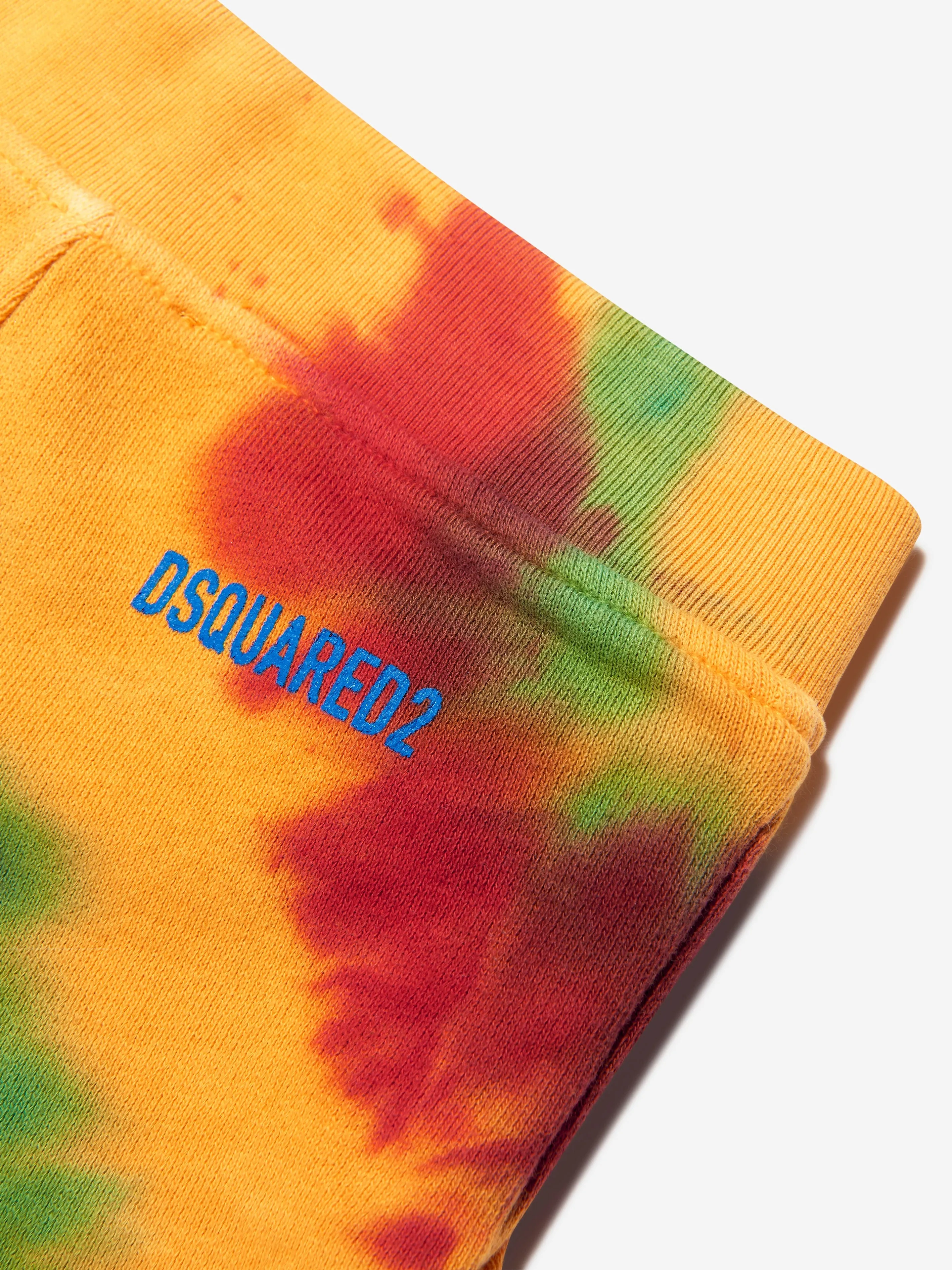 Dsquared2 Baby Tie Dye Shorts In Multicolour