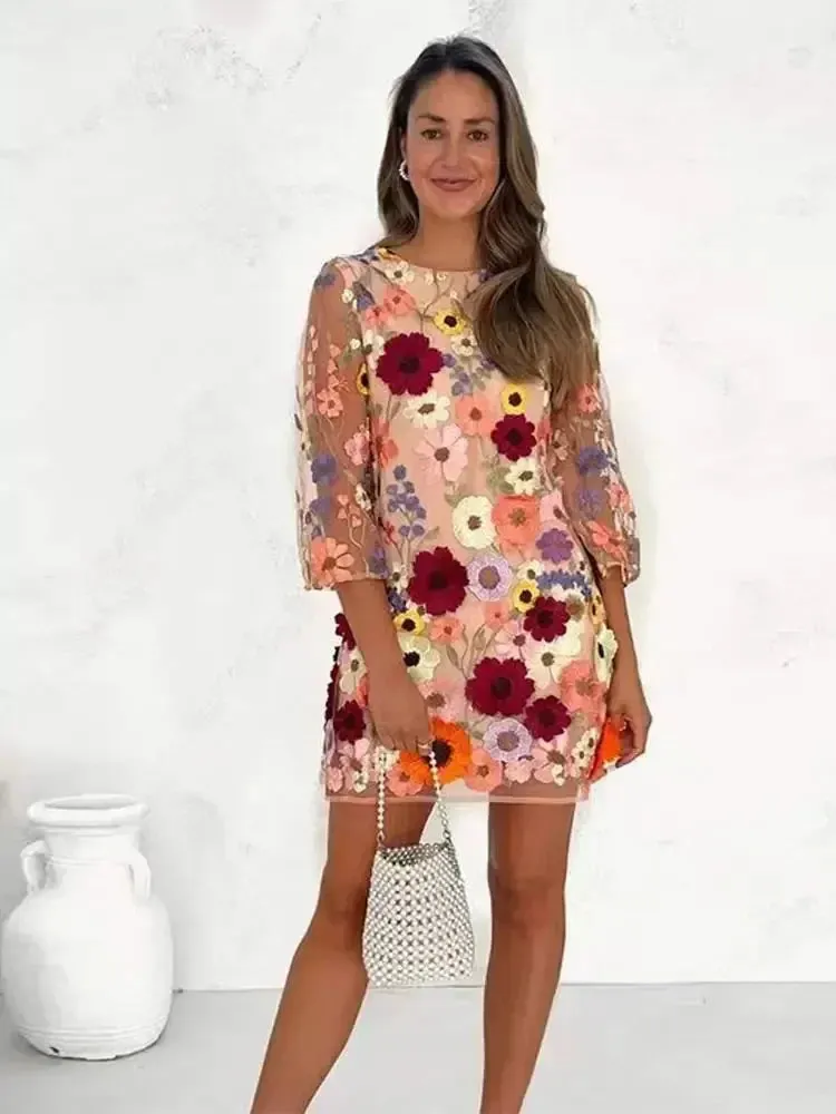 'Flovers' Dress