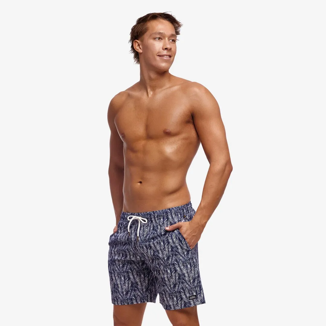 Funky Trunks Men's Long Johnny Shorts Pressure Palm