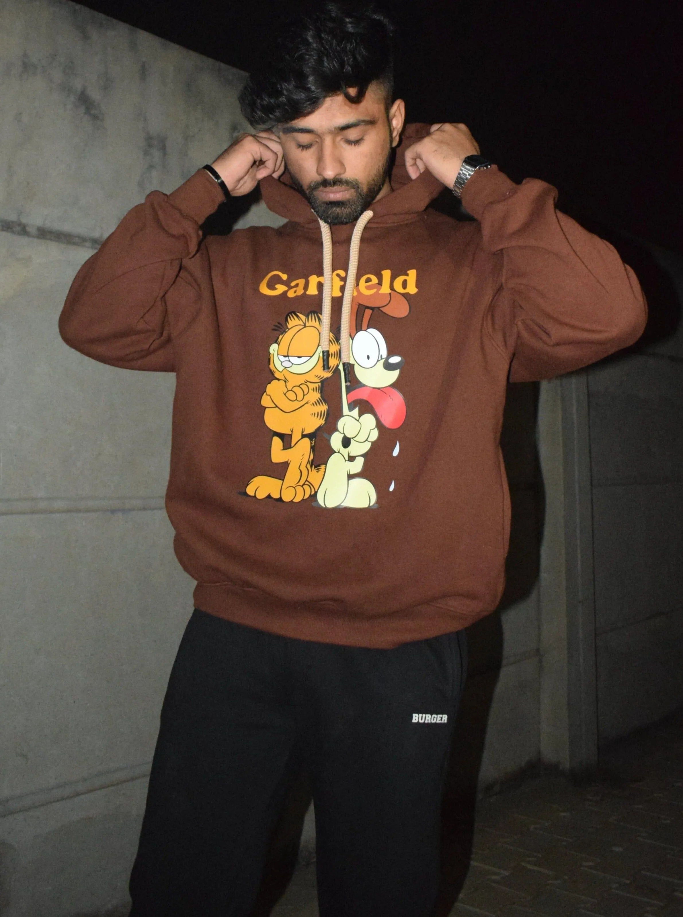 Garfield : Heavyweight Baggy Hoodie For Men