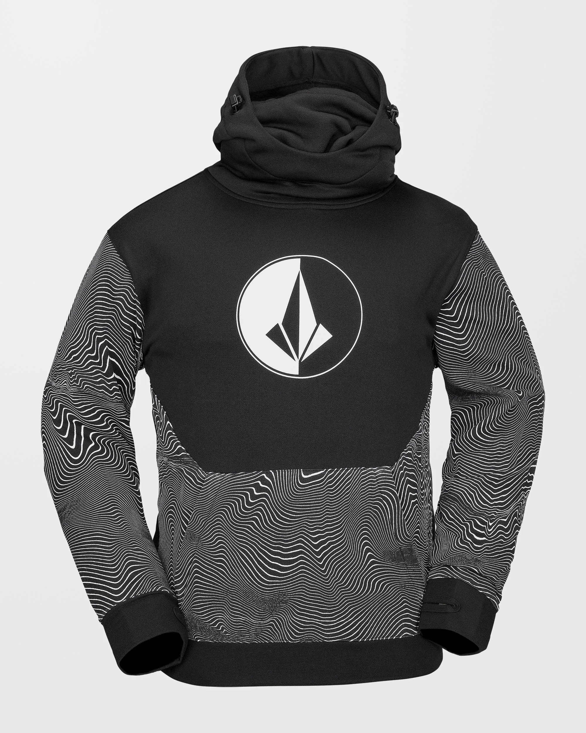 Hydro Riding Hoodie - Black Print