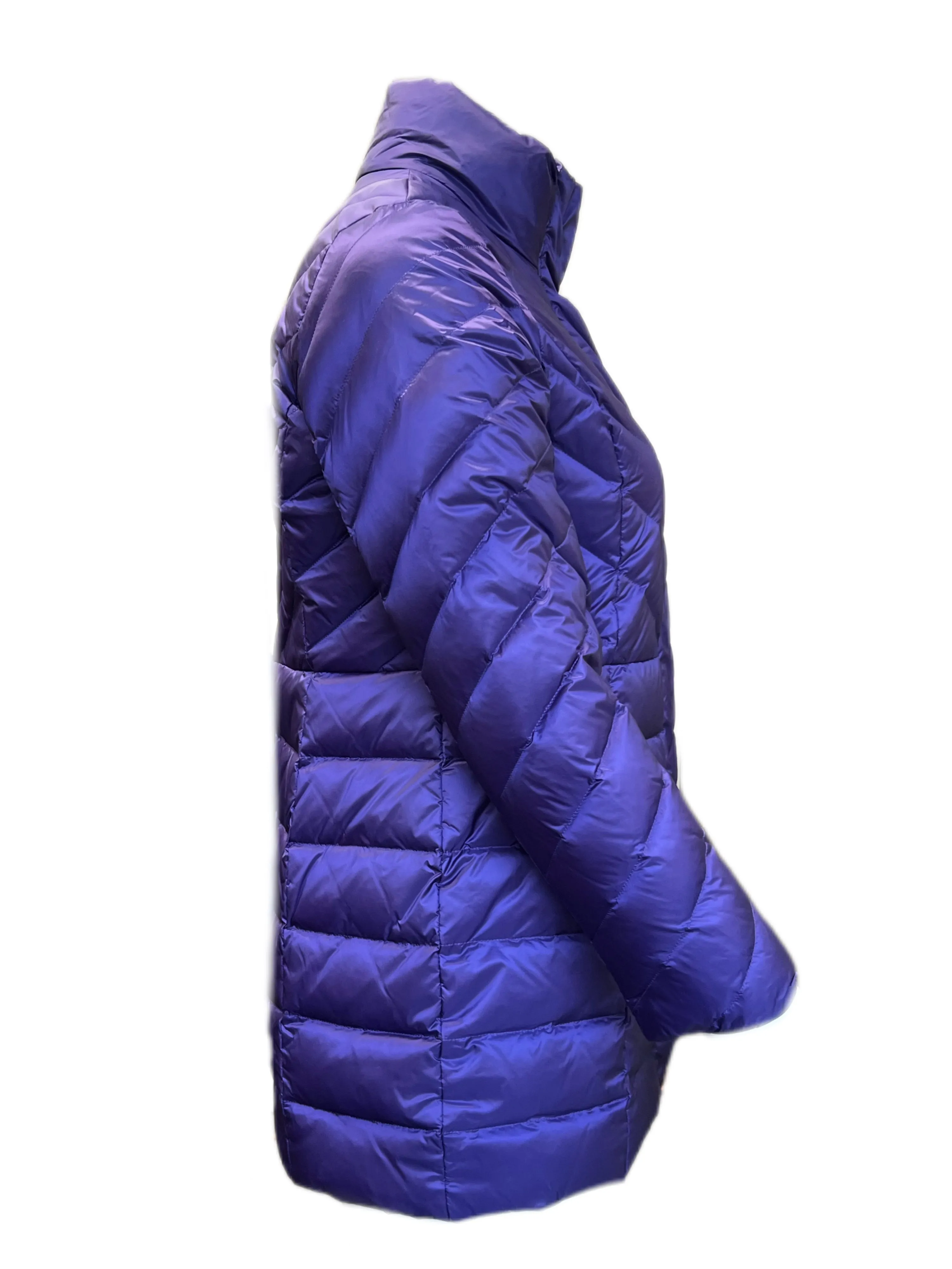 Marina Rinaldi Women's Purple Paprica Quilted Jacket NWT