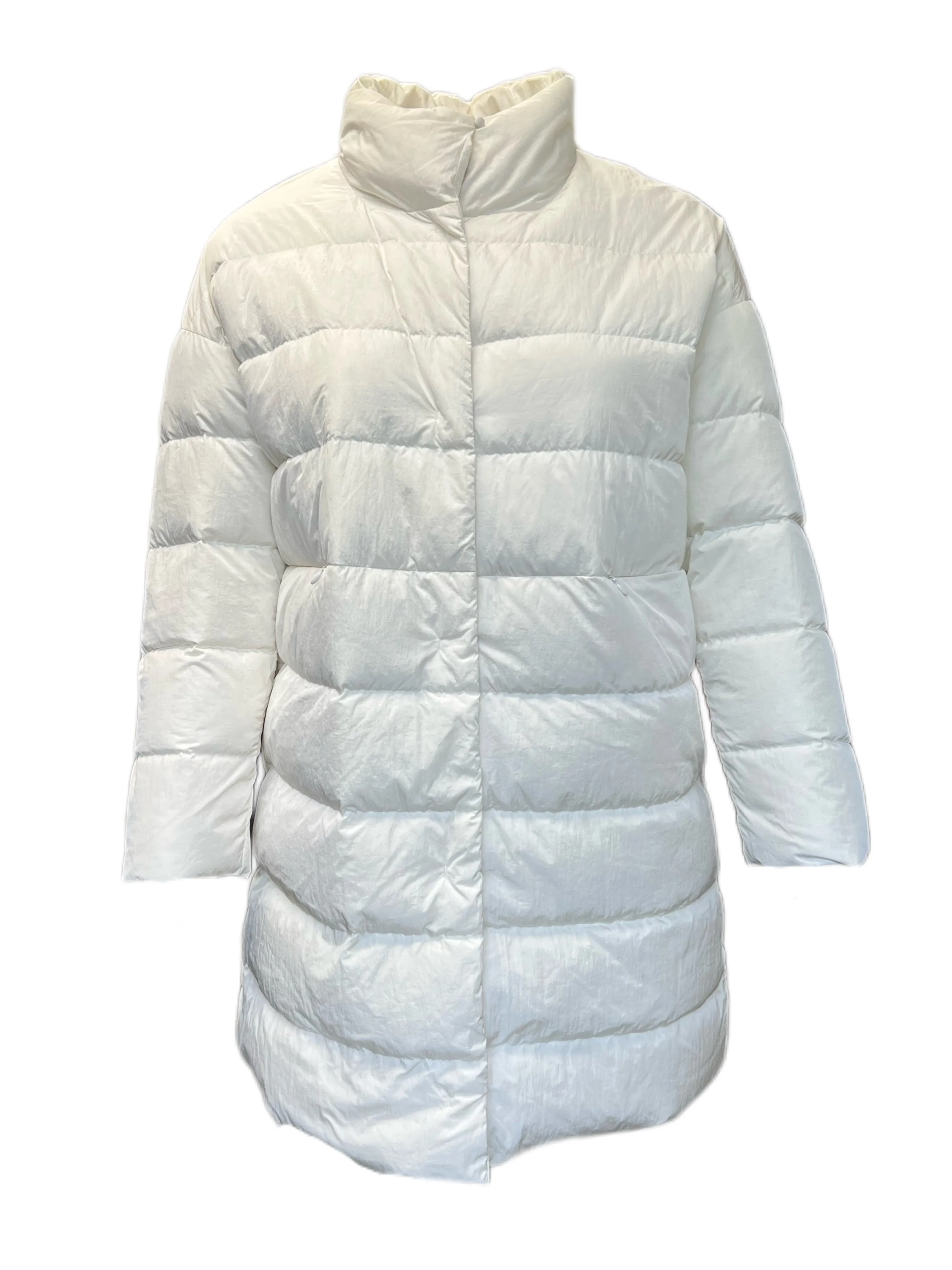 Marina Rinaldi Women's White Patti Quilted Jacket NWT