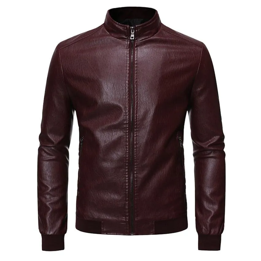 Men's Faux Leather Motorcycle Jackets