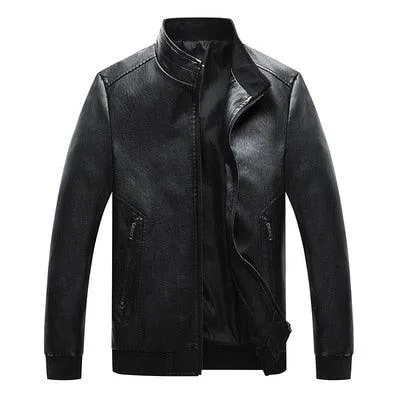 Men's Faux Leather Motorcycle Jackets