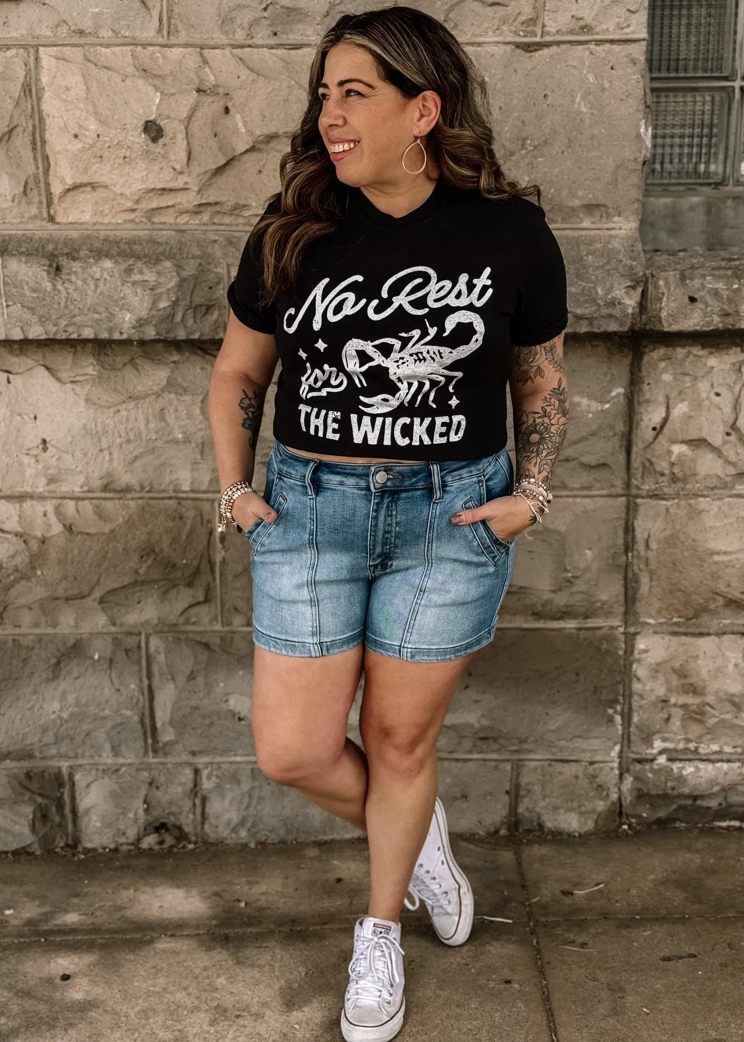 No Rest For The Wicked Cotton Graphic Tee