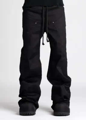 Obsidian Black Extra Baggy Cargos V2