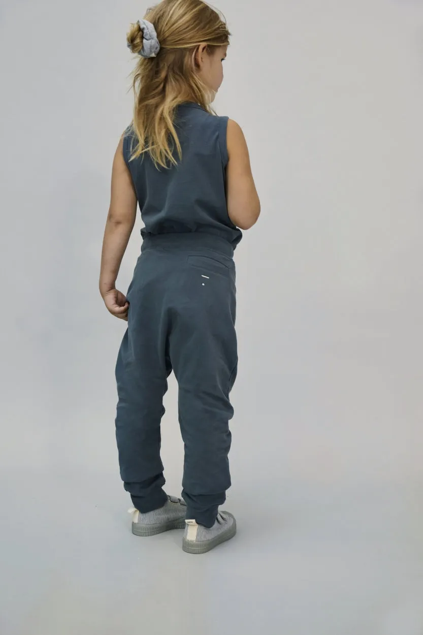 Organic Hose "Baggy Pants Blue Grey"