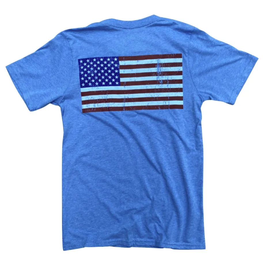 Patriotic American Flag Tee | Made In America