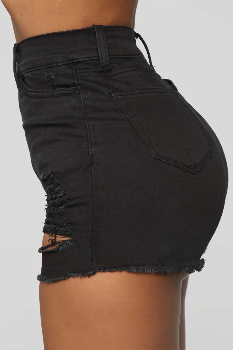 PM0275 Stretch Denim Shorts