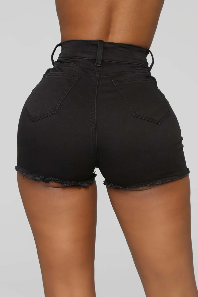 PM0275 Stretch Denim Shorts