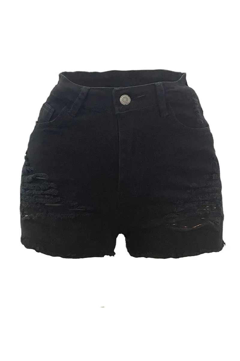 PM0275 Stretch Denim Shorts