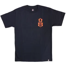 Rebel8 Chest Logo T-shirt Navy