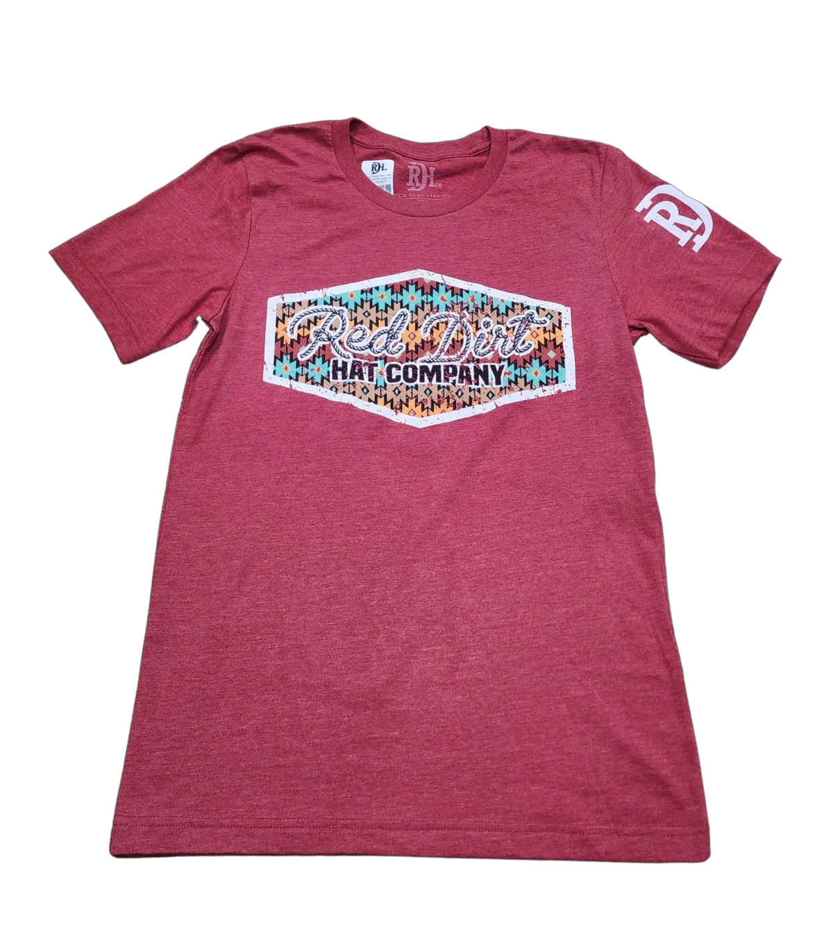 Red Dirt Hat Co Maroon Lasso Tee