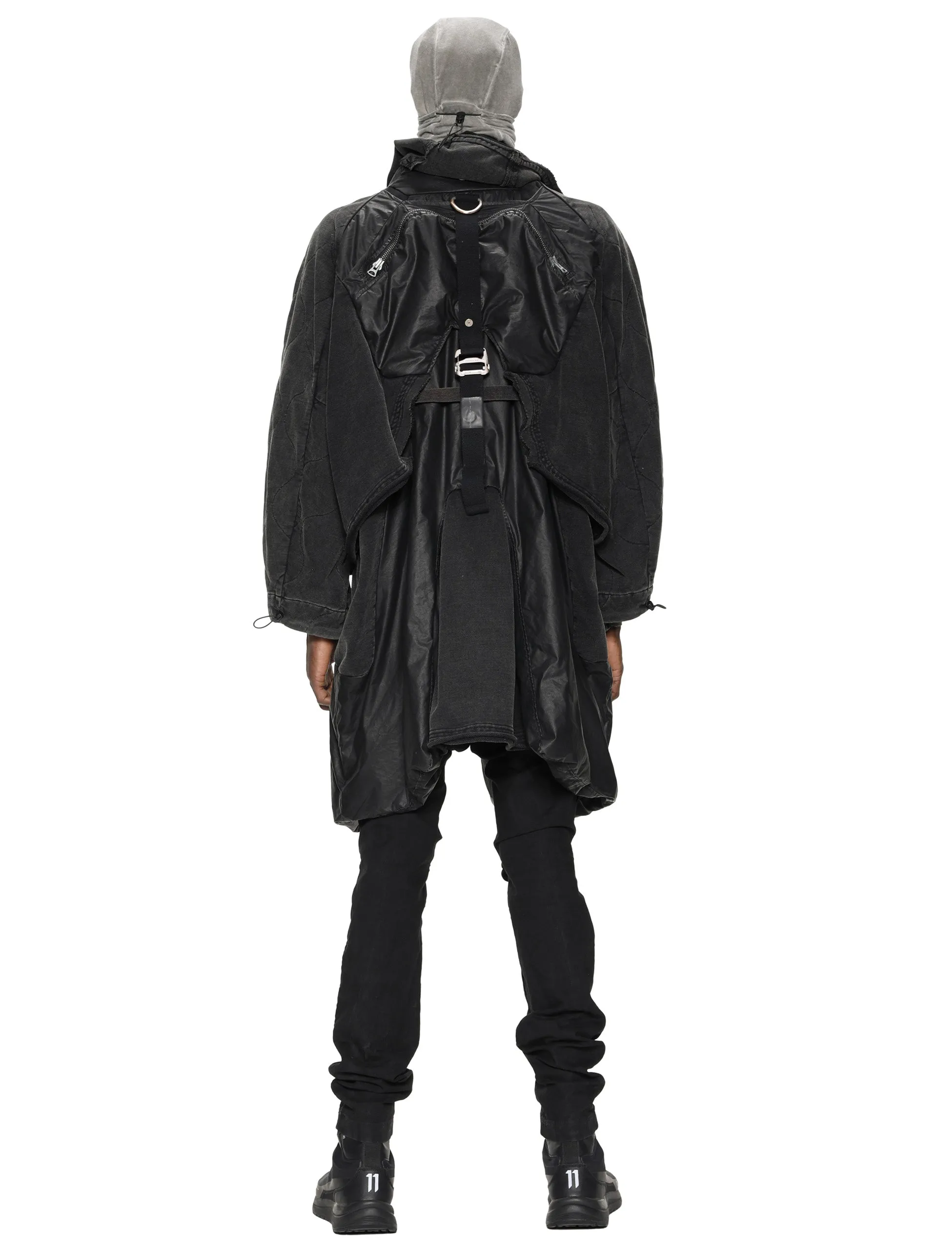 Ronan / Multi-layered quilted long coat