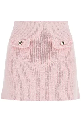 Self Portrait Knitted Mini Skirt