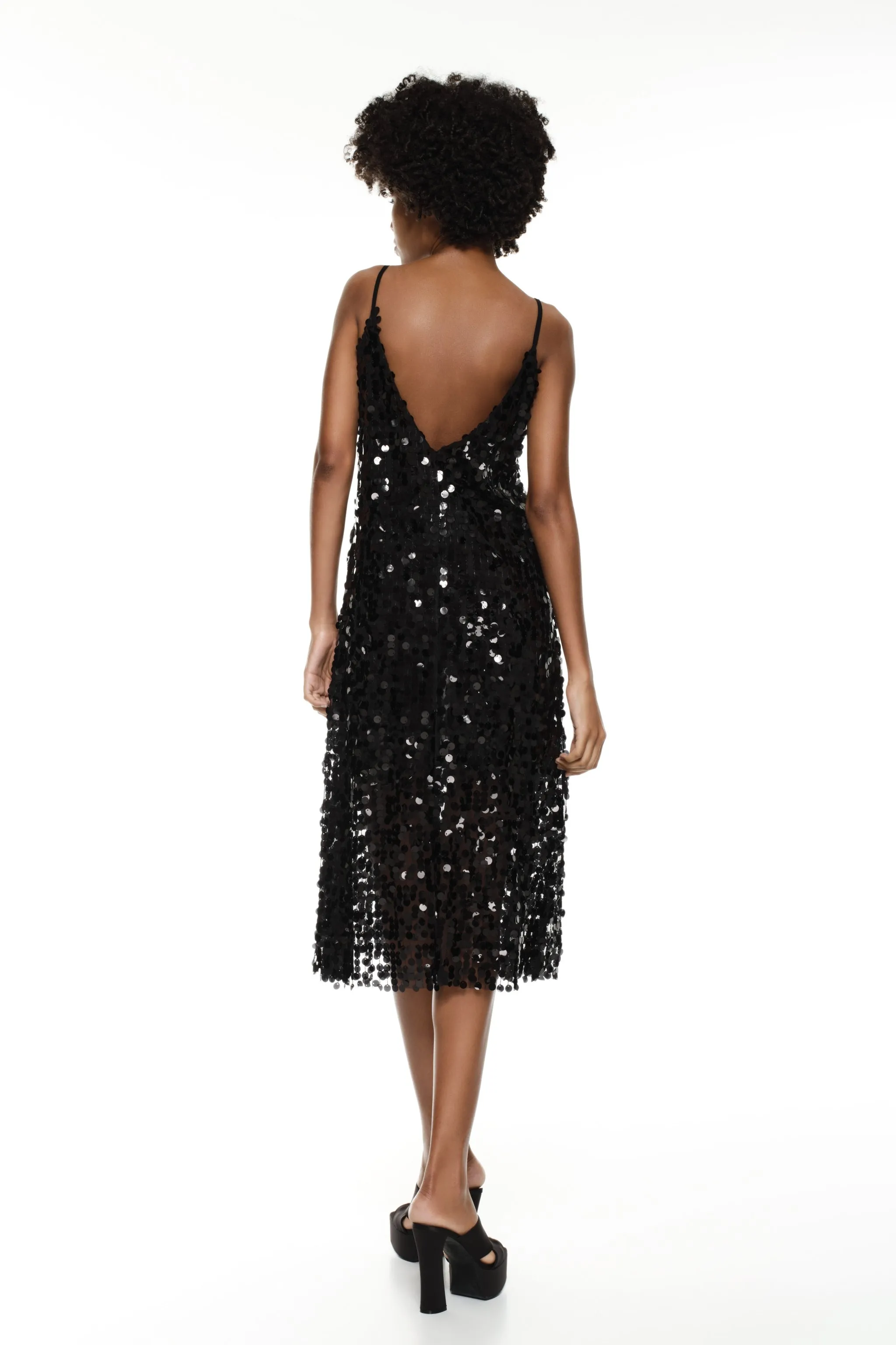 Sequins Midi Dress