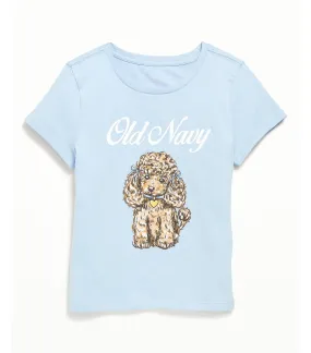 Short-Sleeve Logo-Graphic T-Shirt for Girls Glassy Sea