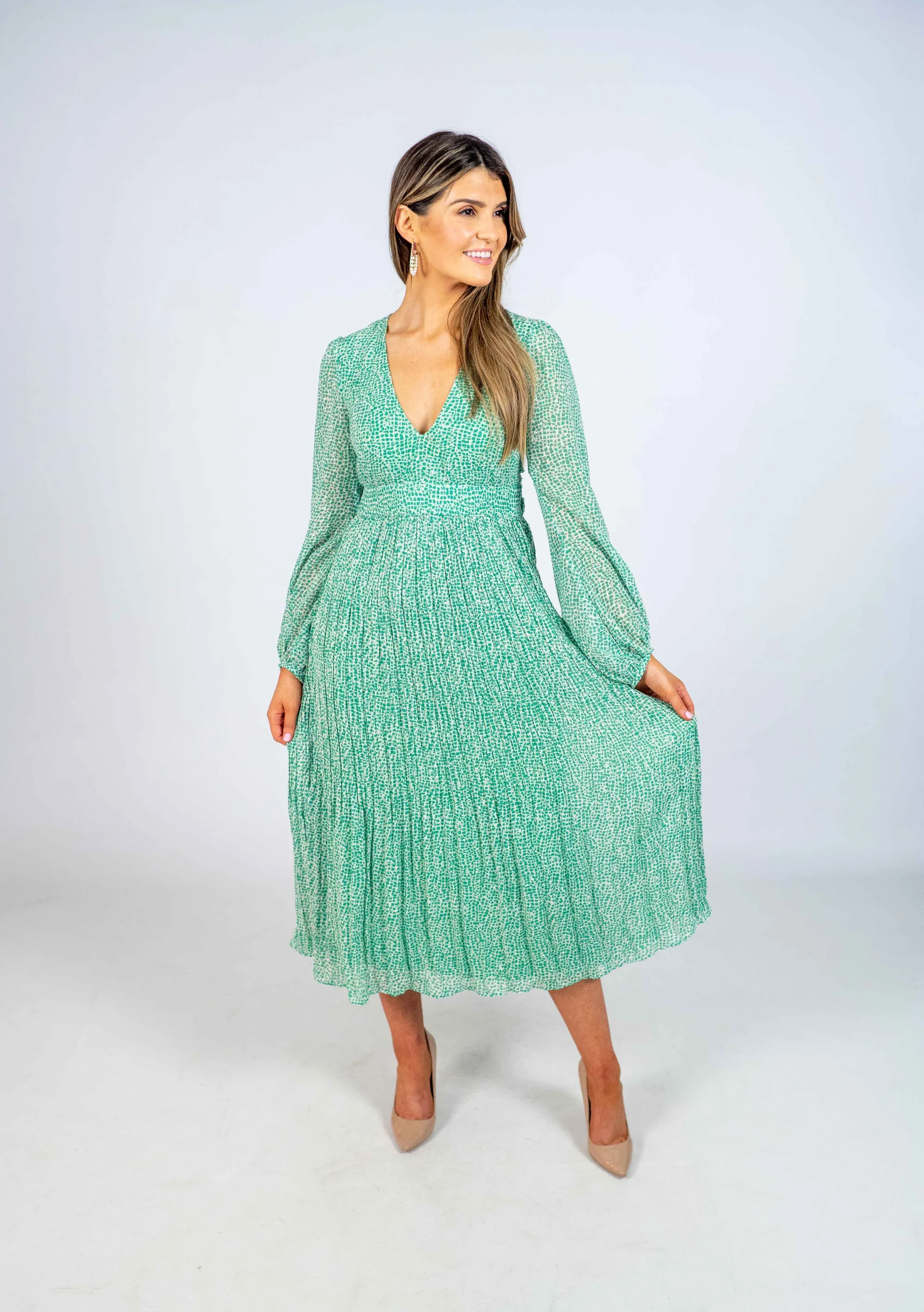 Traffic People Green Fathomless Dress