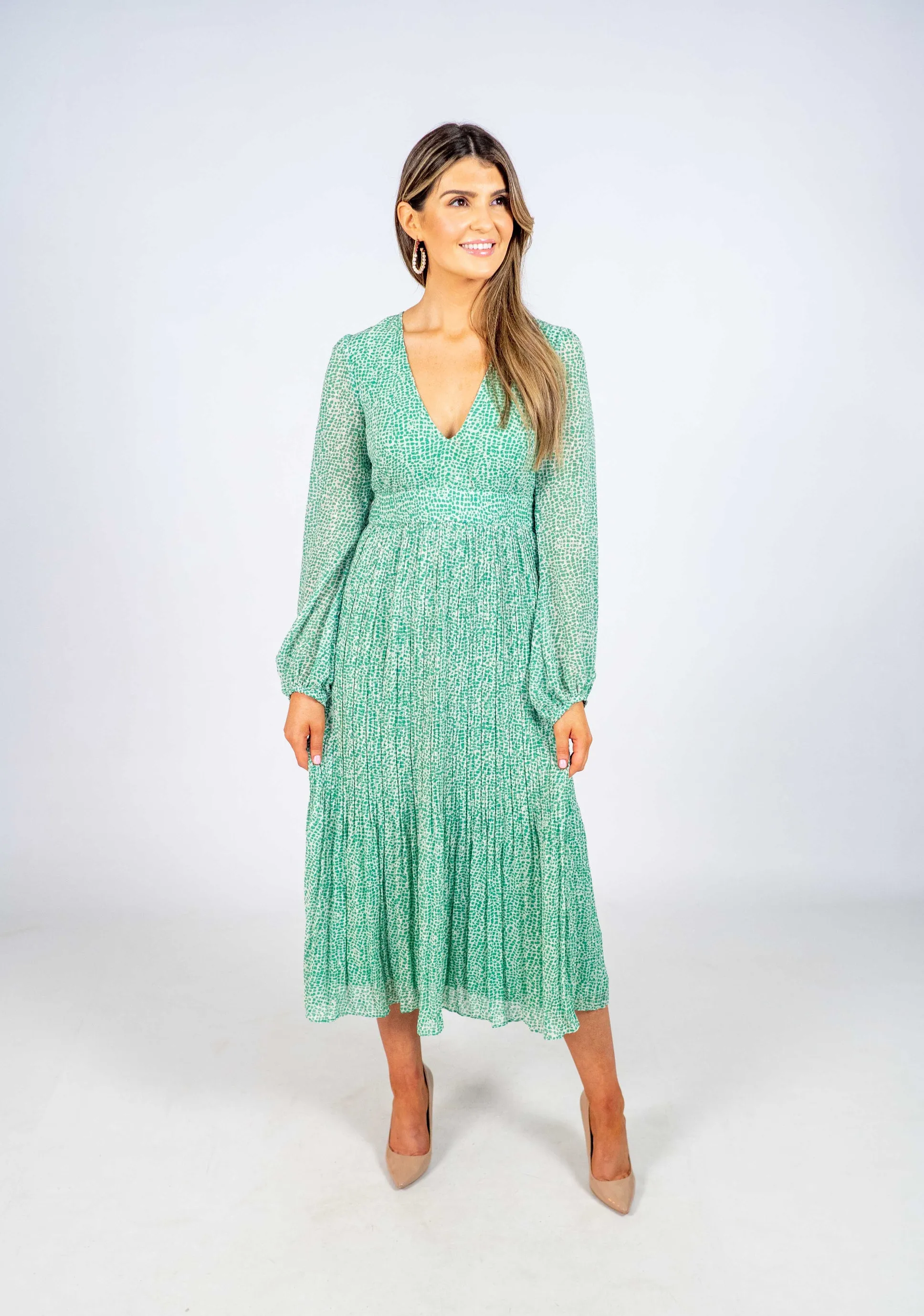 Traffic People Green Fathomless Dress