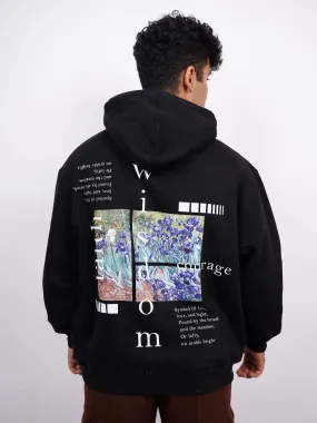 Van Gogh : Irises Heavyweight Baggy Hoodie For Men and Women