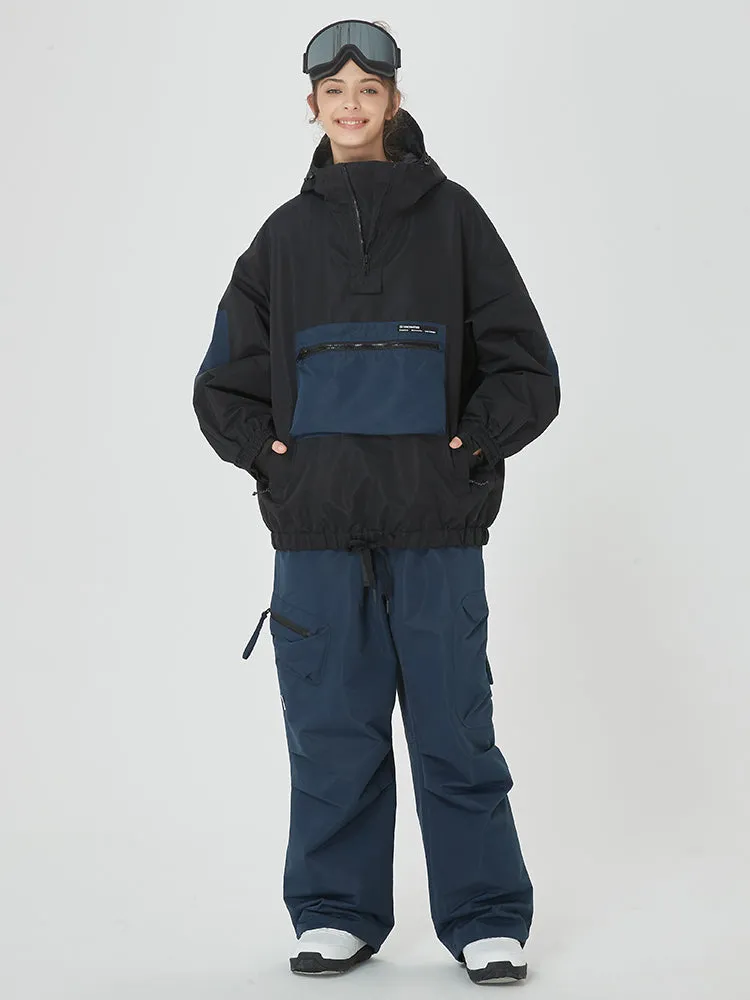 Women's Winter Bomber Snow Suit Prime Baggy Snowboard Jacket & Pants