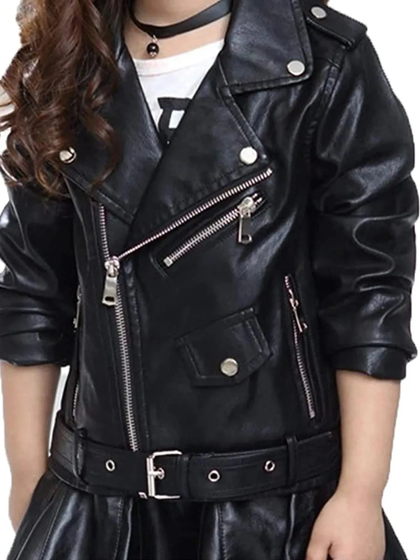 Zipper Leather Jacket